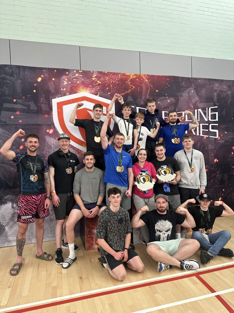 T45 Jiu-Jitsu competitors representing the Isle of Man.