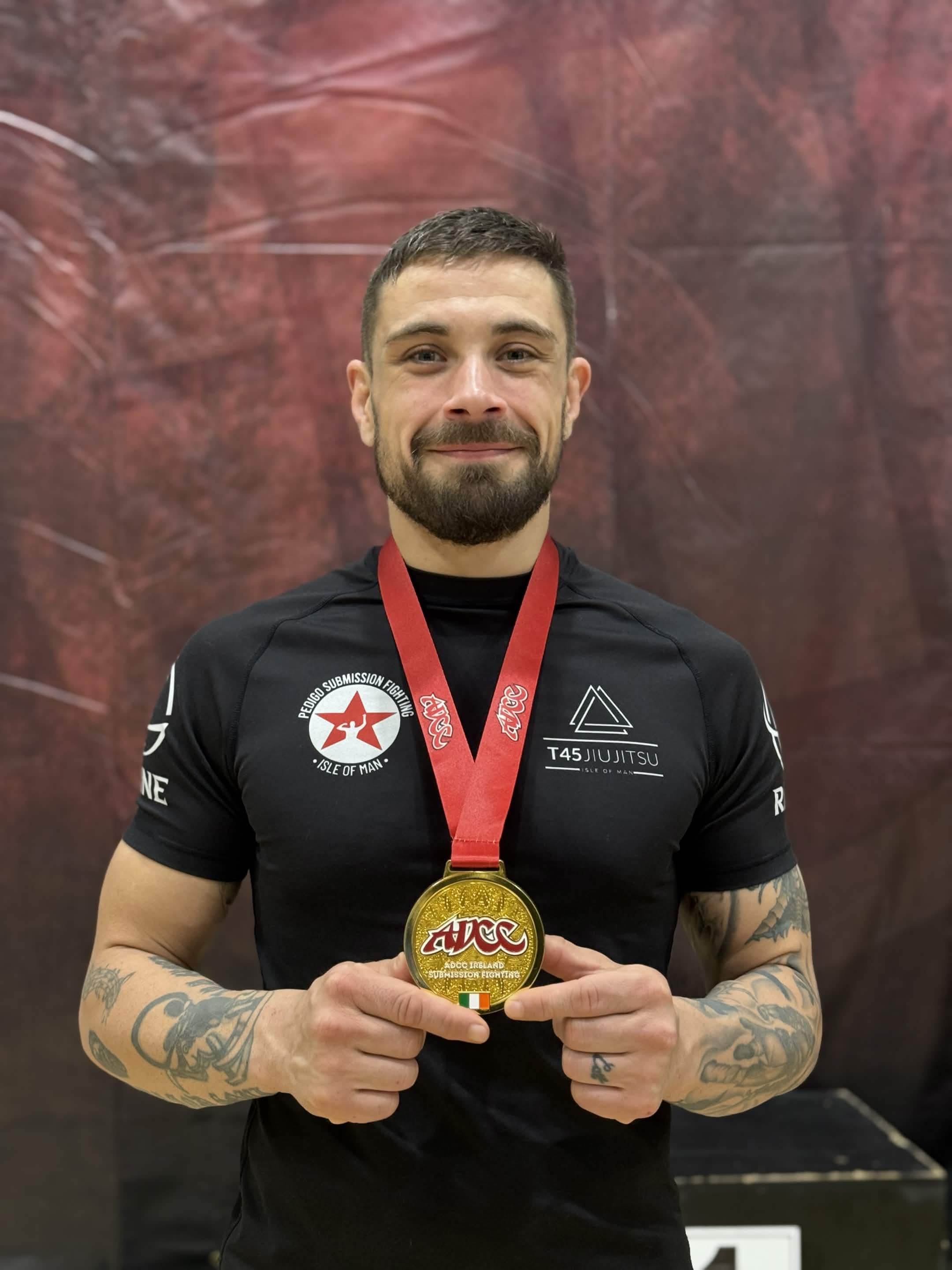 T45 Jiu-Jitsu competitors representing the Isle of Man.