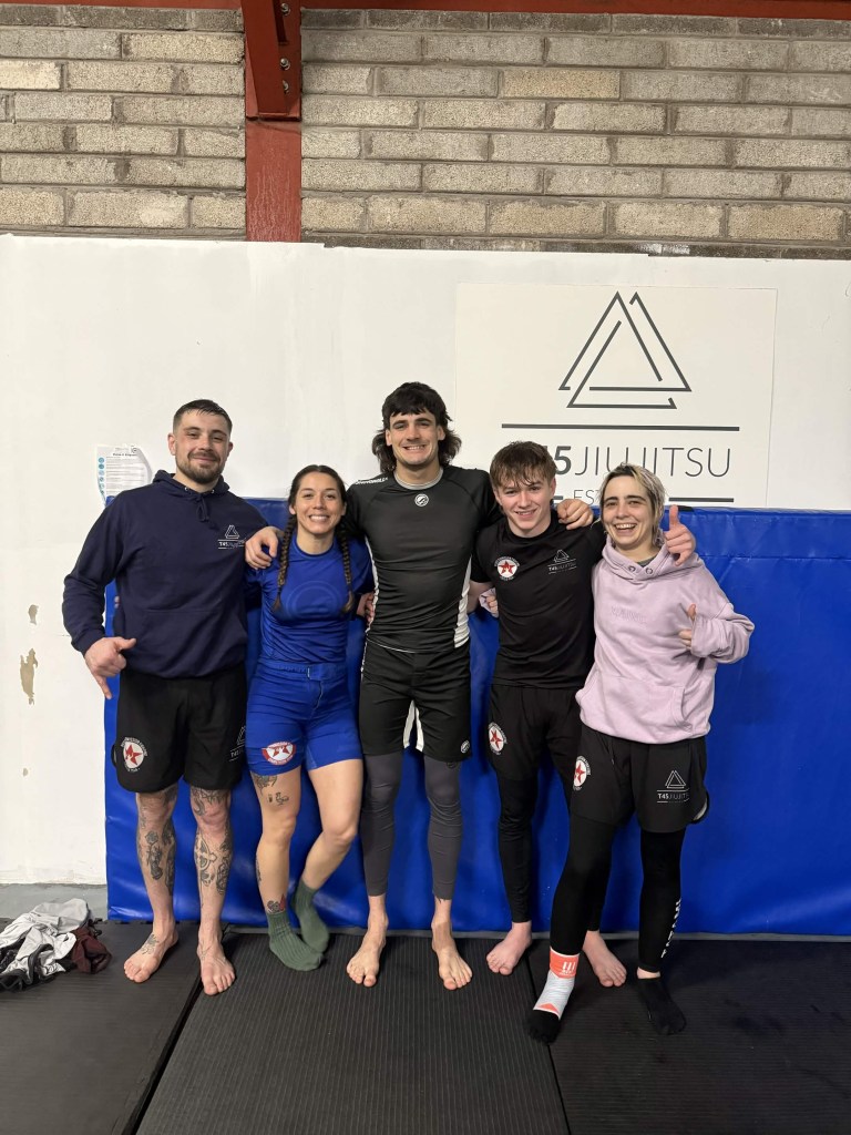 T45 Jiu-Jitsu competitors representing the Isle of Man.